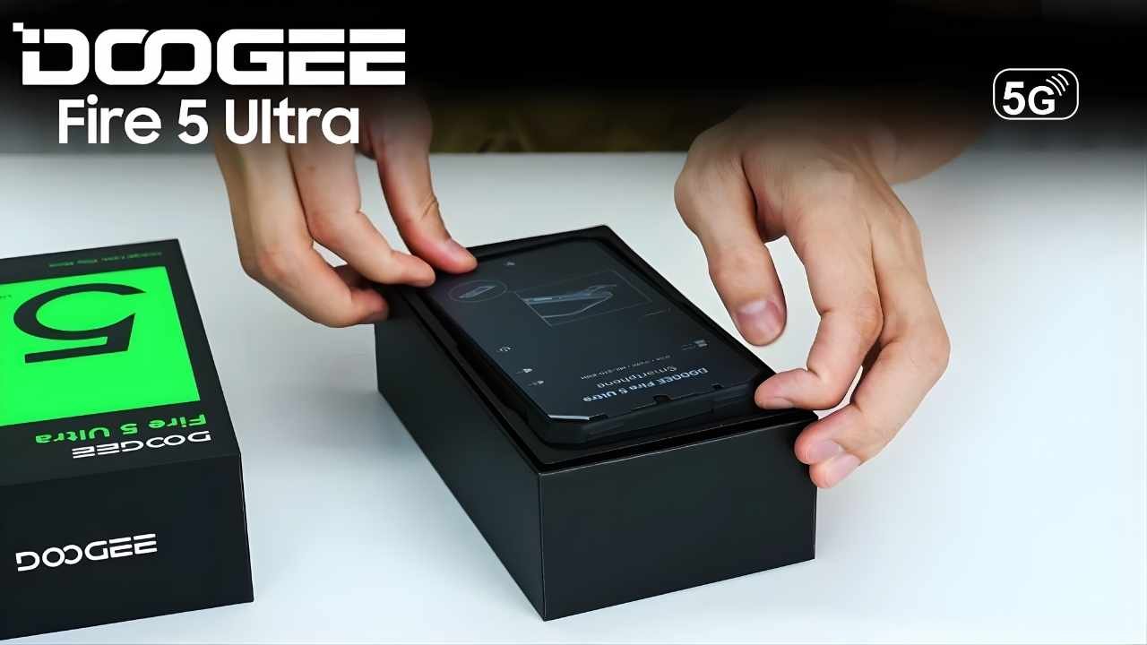 Doogee Fire 5 Ultra Debuts With Massive 13,000mAh Battery and Rugged IP69K Design